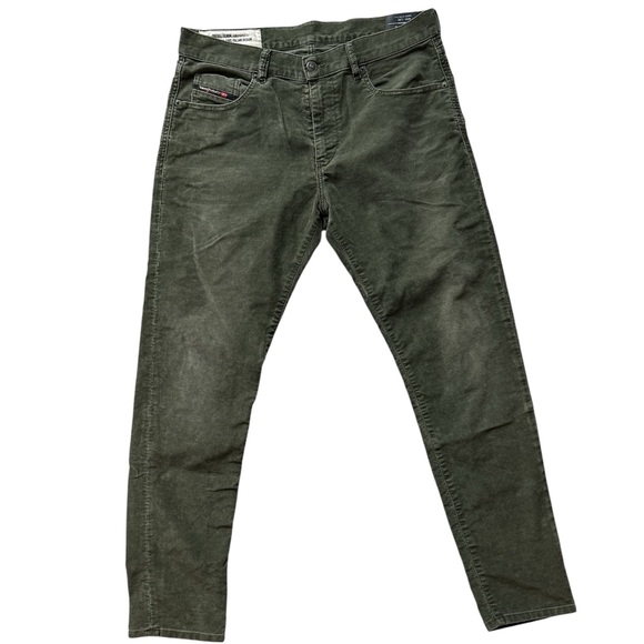 Diesel Olive Green Corduroy Pants